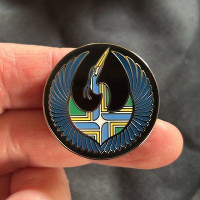 Portland Rebel Alliance resistance Starbird enamel pin