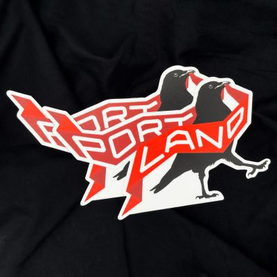 Portland Crow Represent! stickers