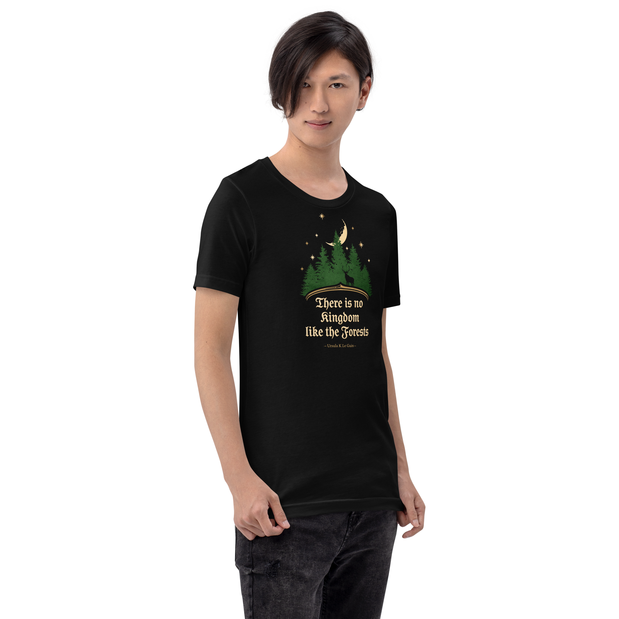 Ursula K Le Guin Forest Kingdom tshirt