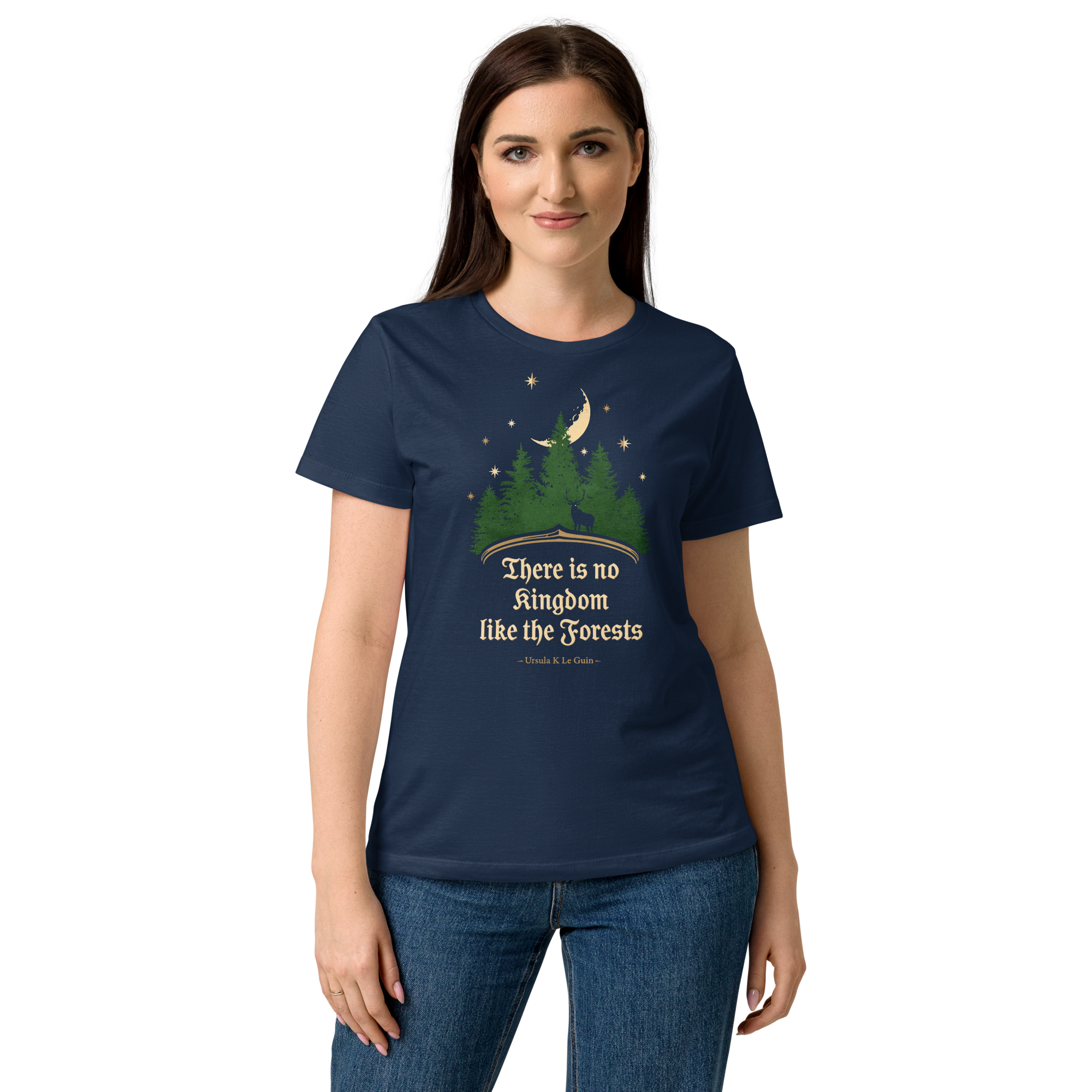 Ursula K Le Guin Forest Kingdom tshirt