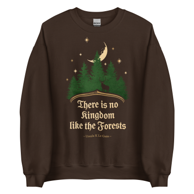 Ursula K Le Guin Forest Kingdom sweatshirt