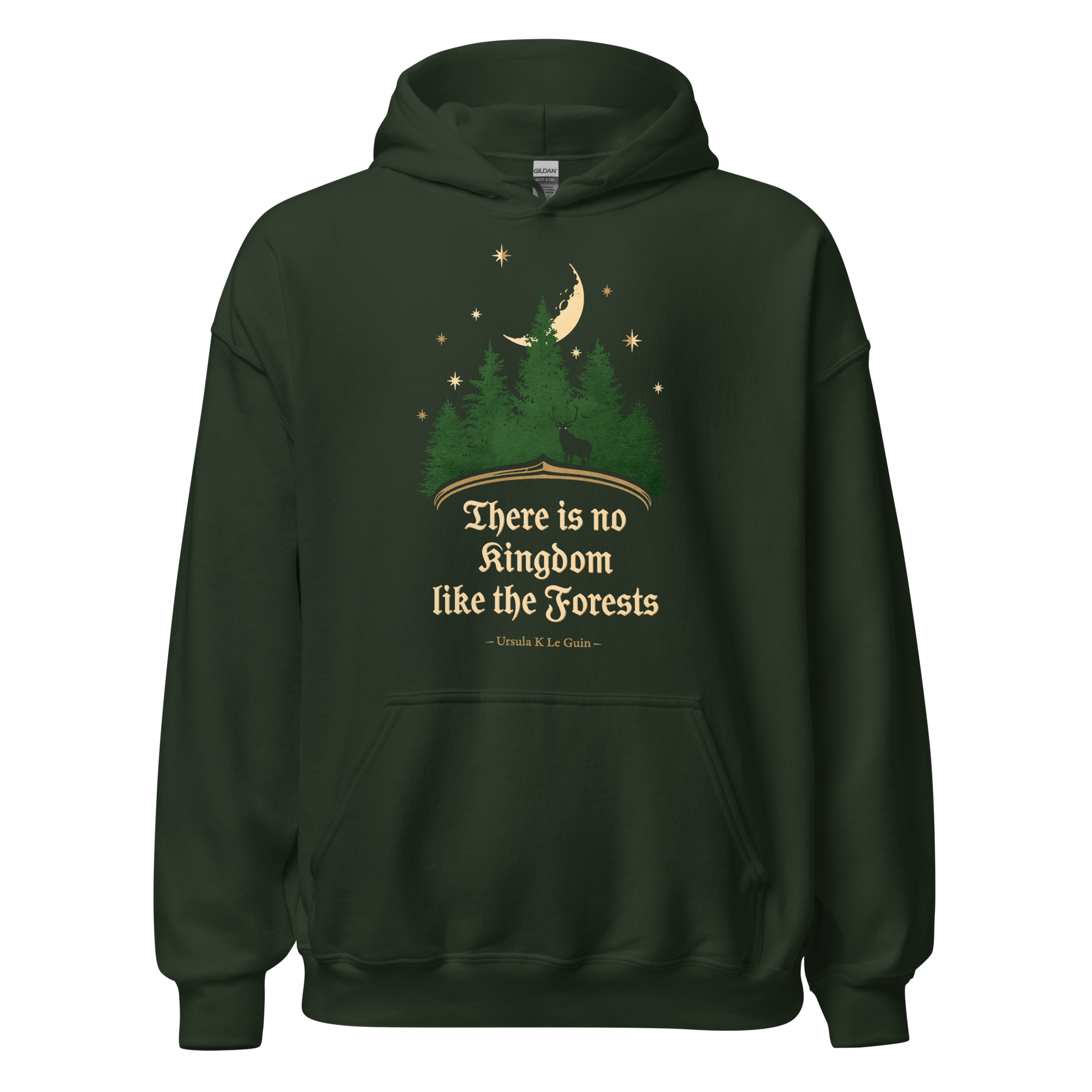 Ursula K Le Guin Forest Kingdom t-pullover hoodie