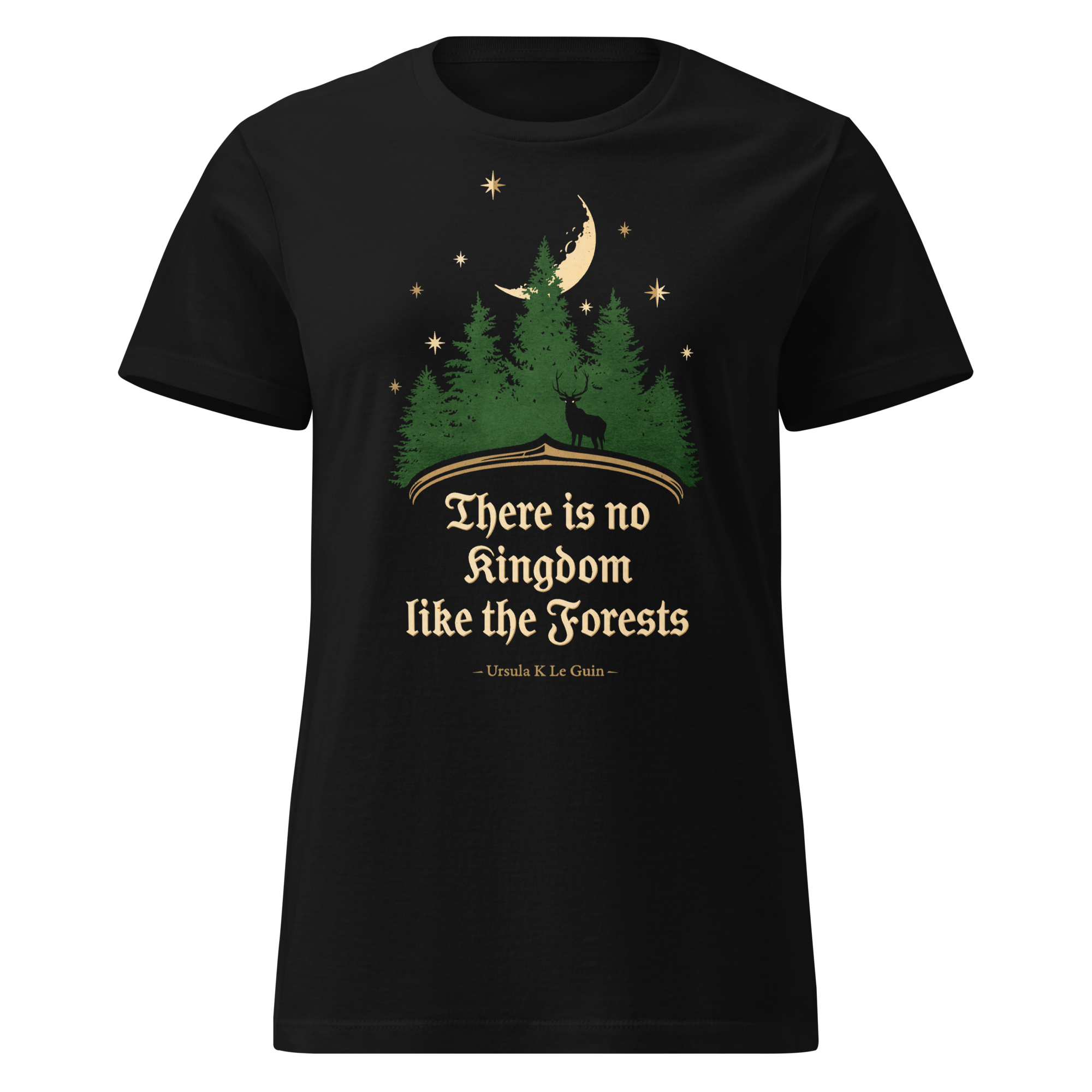 Ursula K Le Guin Forest Kingdom t-shirt